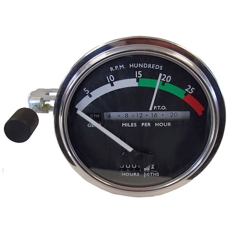 Aftermarket New Tachometer White Needle Syncro Fits John Deere 4000 4010 4020 4320 4520 4620 RE206855-W